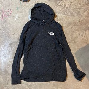 Charcoal north face lightweight hoodie